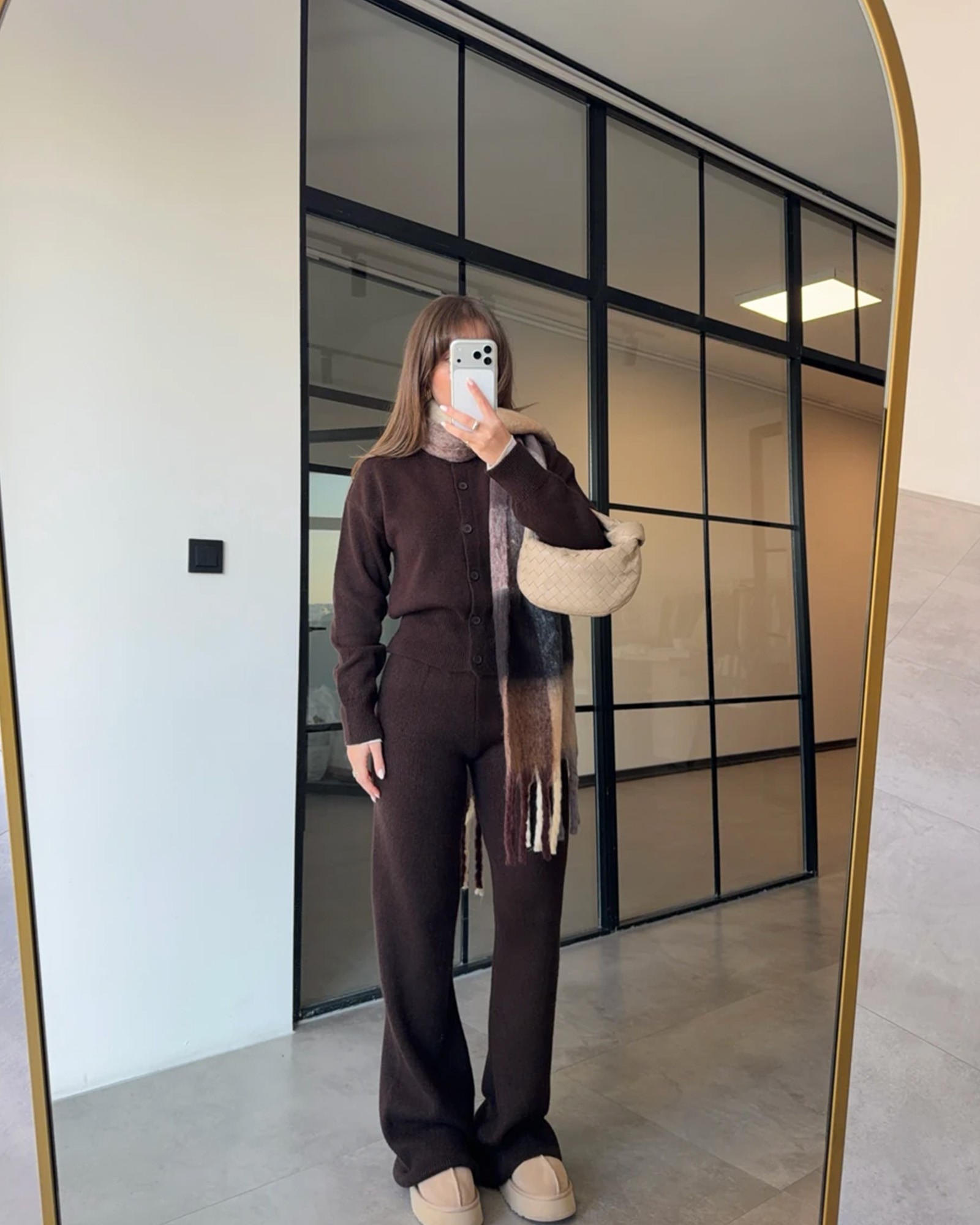 Dvodjelni set Bridget - smeđi - Slika 6