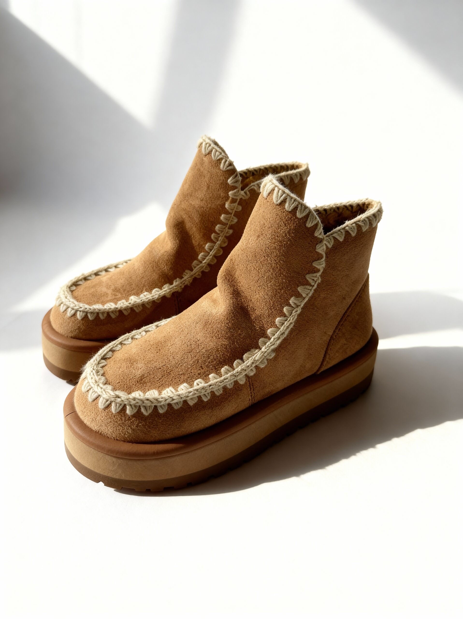 Čizme FluffStep - camel