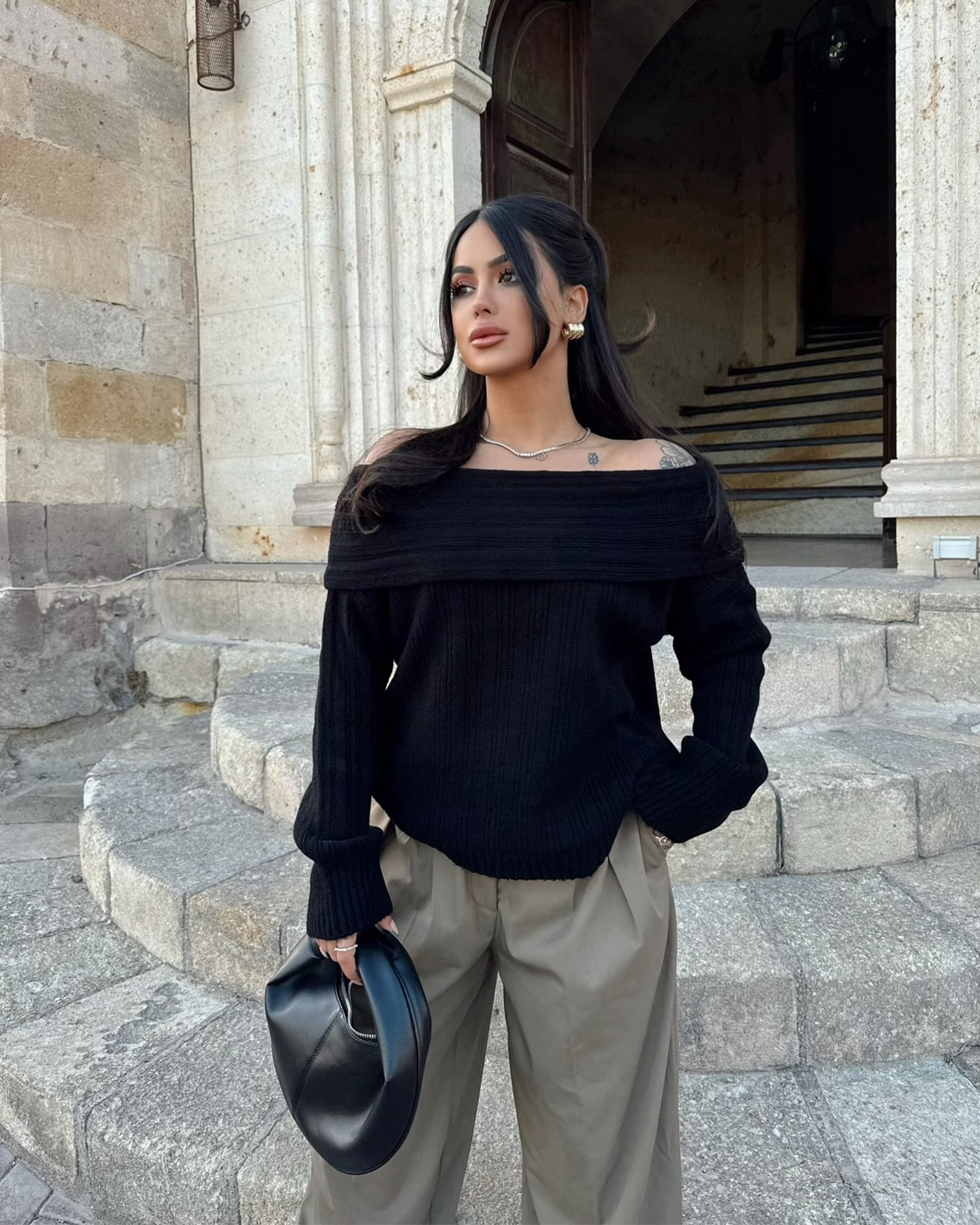 Džemper Talin - crni - Slika 2