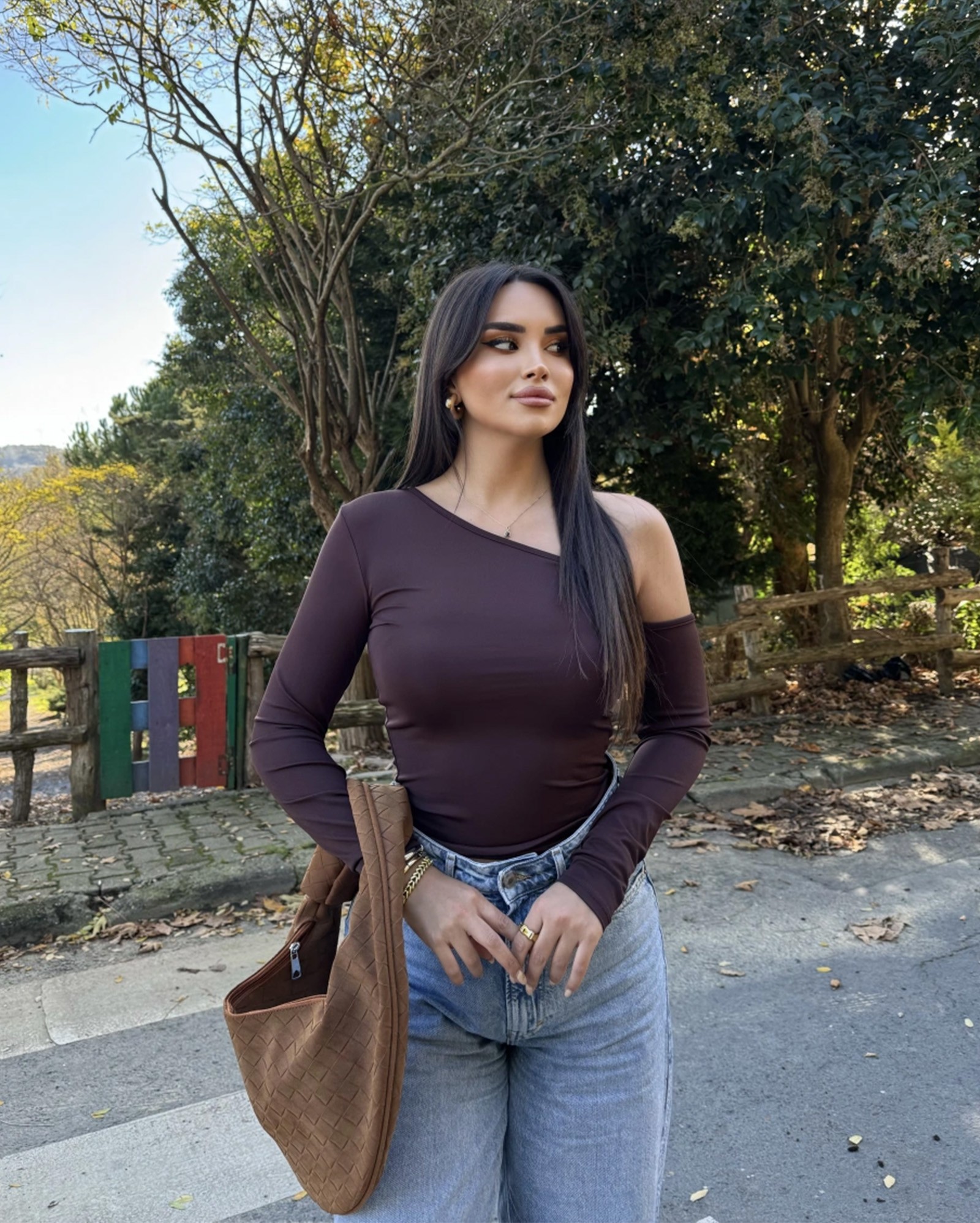 Majica Raven - smeđa - Slika 4