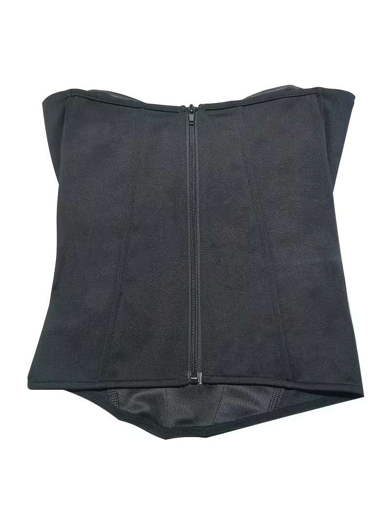 Top u stilu korzeta Luna - crni - Slika 6