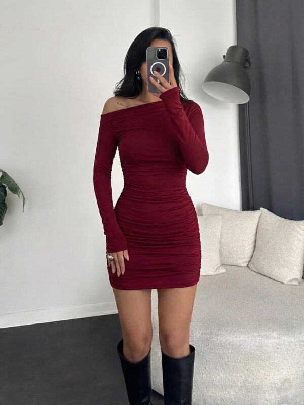 Mini haljina Betis - bordo