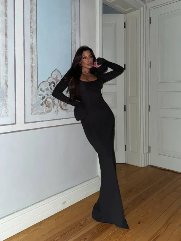 Maxi haljina Evalina - crna