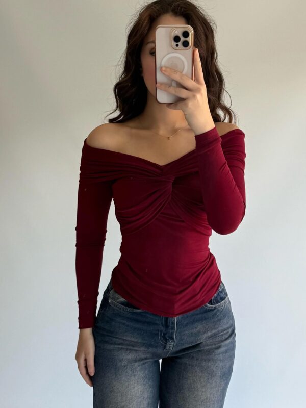 Majica Arisu - bordo