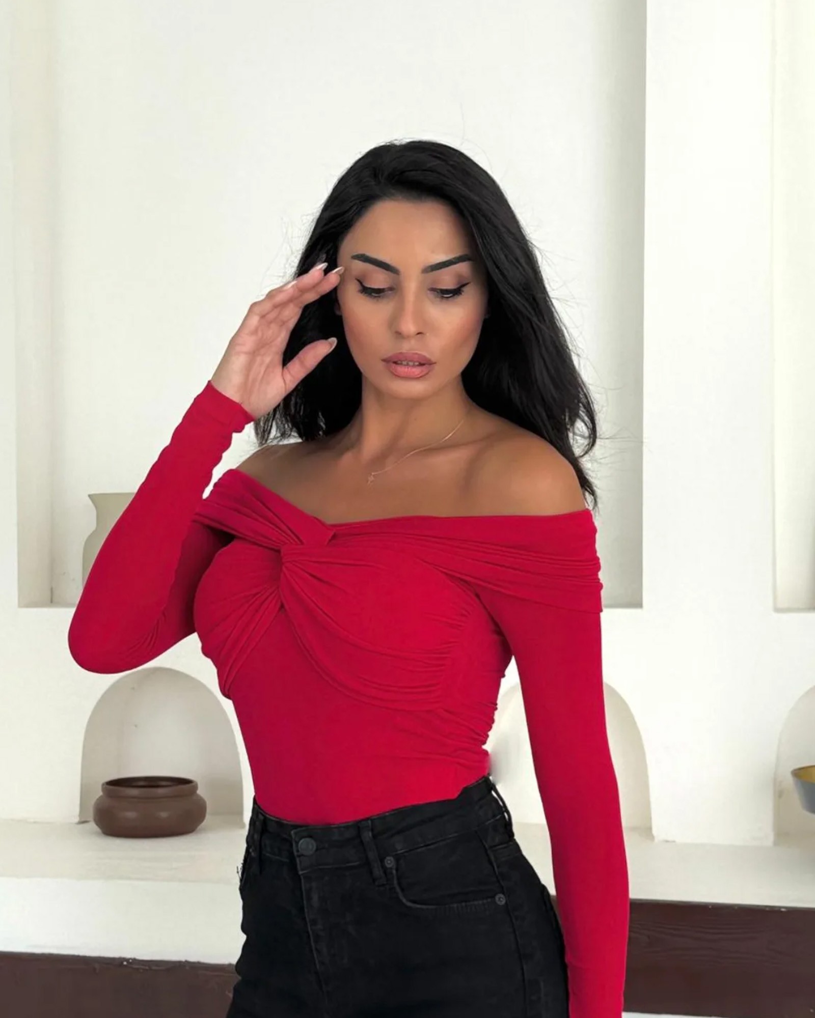 Majica Arisu - crvena - Slika 2