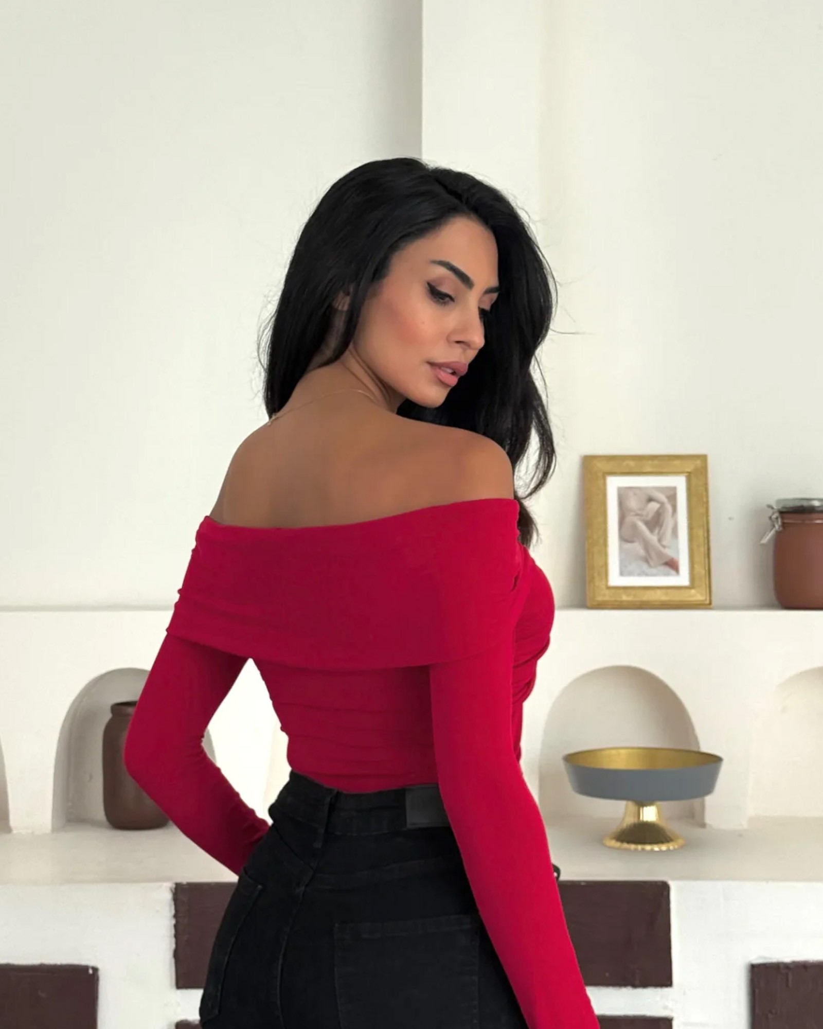 Majica Arisu - crvena - Slika 5