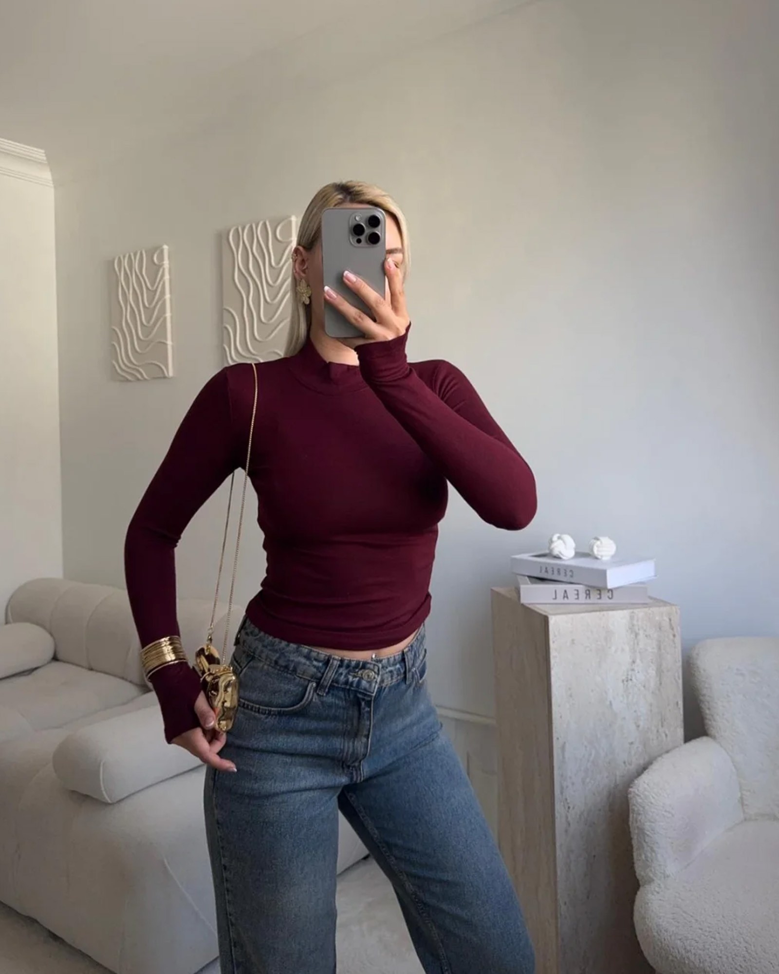 Rolka Albora - bordo