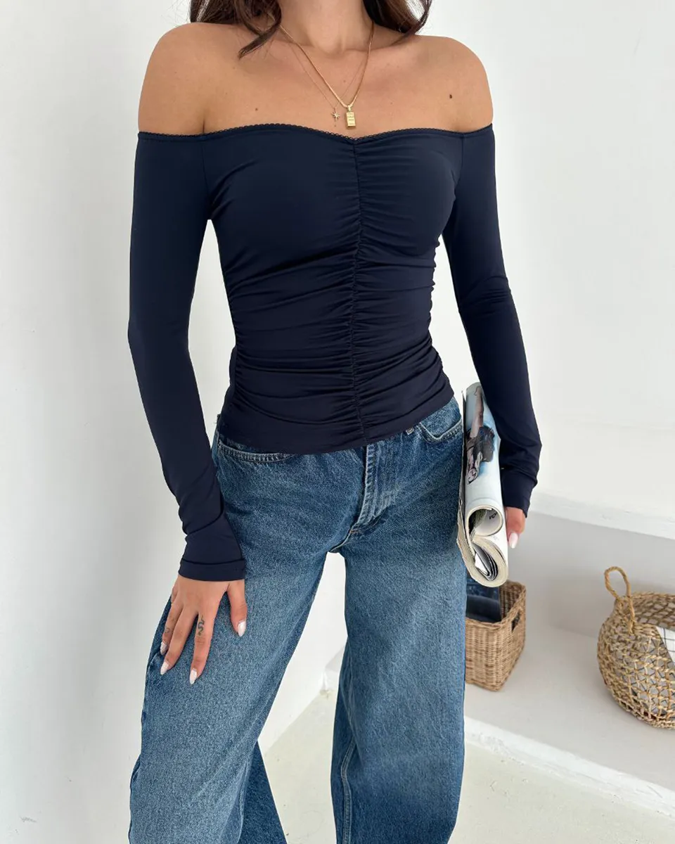 Majica Berila - tamnoplava 1 Majica Berila - tamnoplava