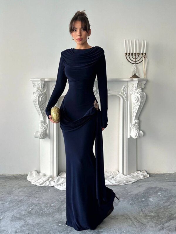 Maxi haljina Nova - tamnoplava