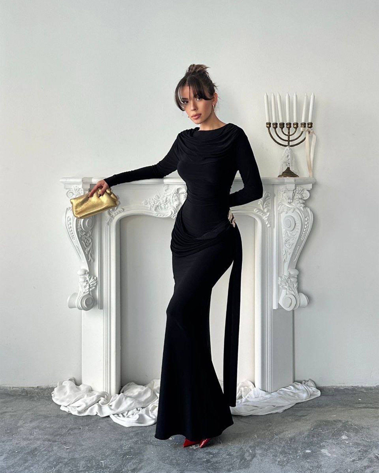 Maxi haljina Nova - crna