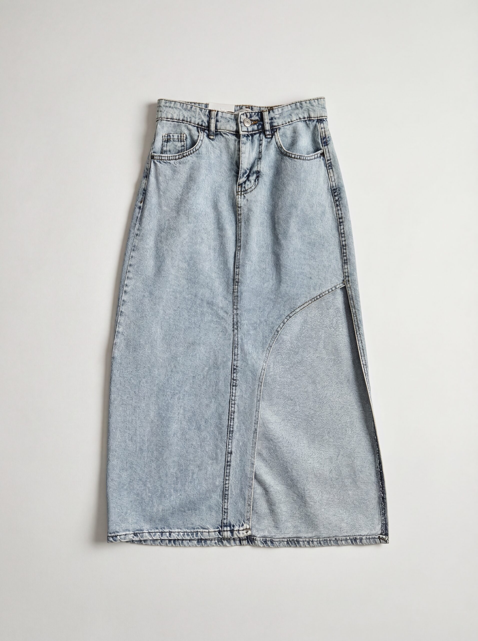 Suknja Andie - svijetli teksas - Slika 2