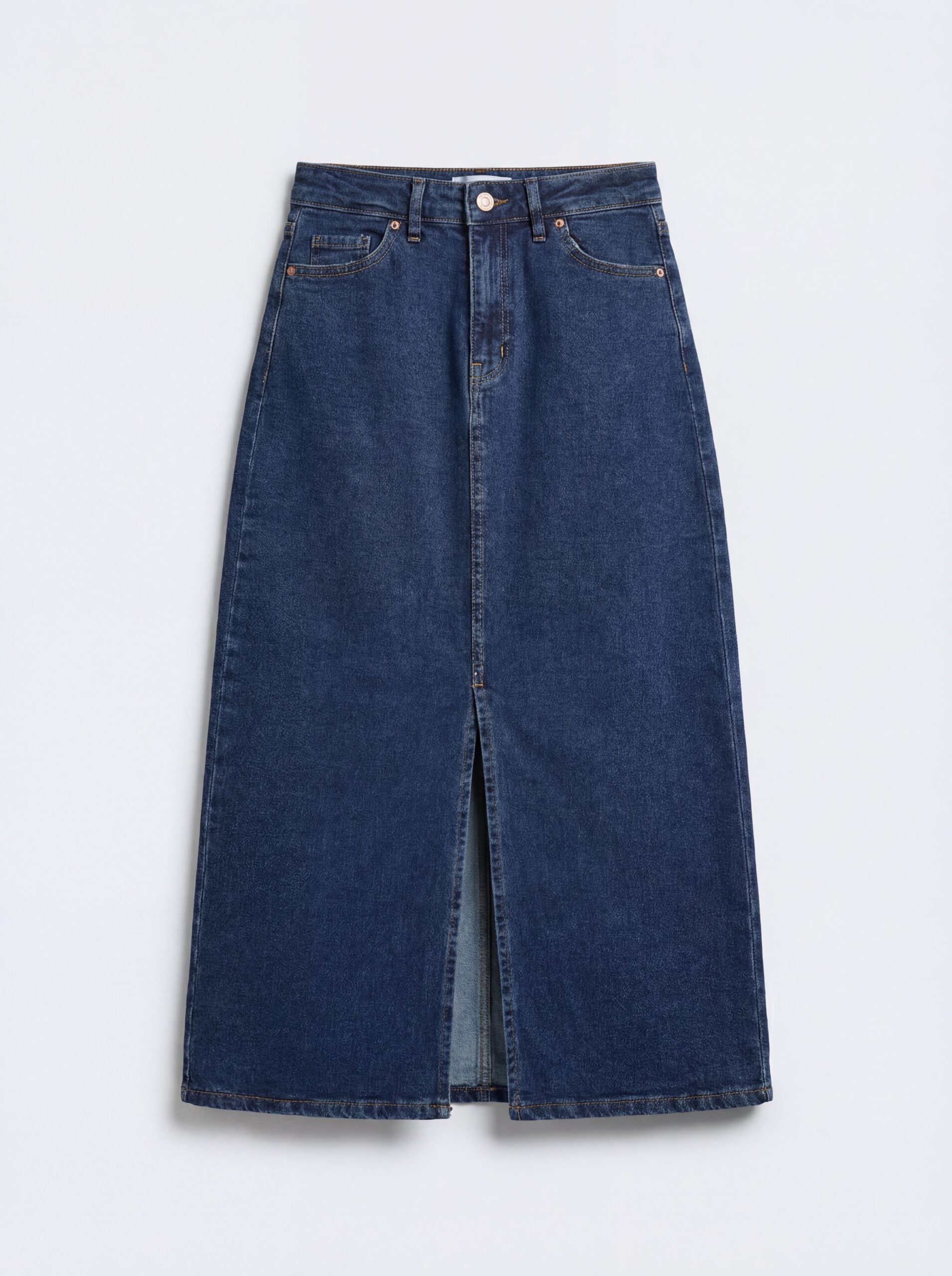 Suknja Karen - tamni teksas - Slika 2