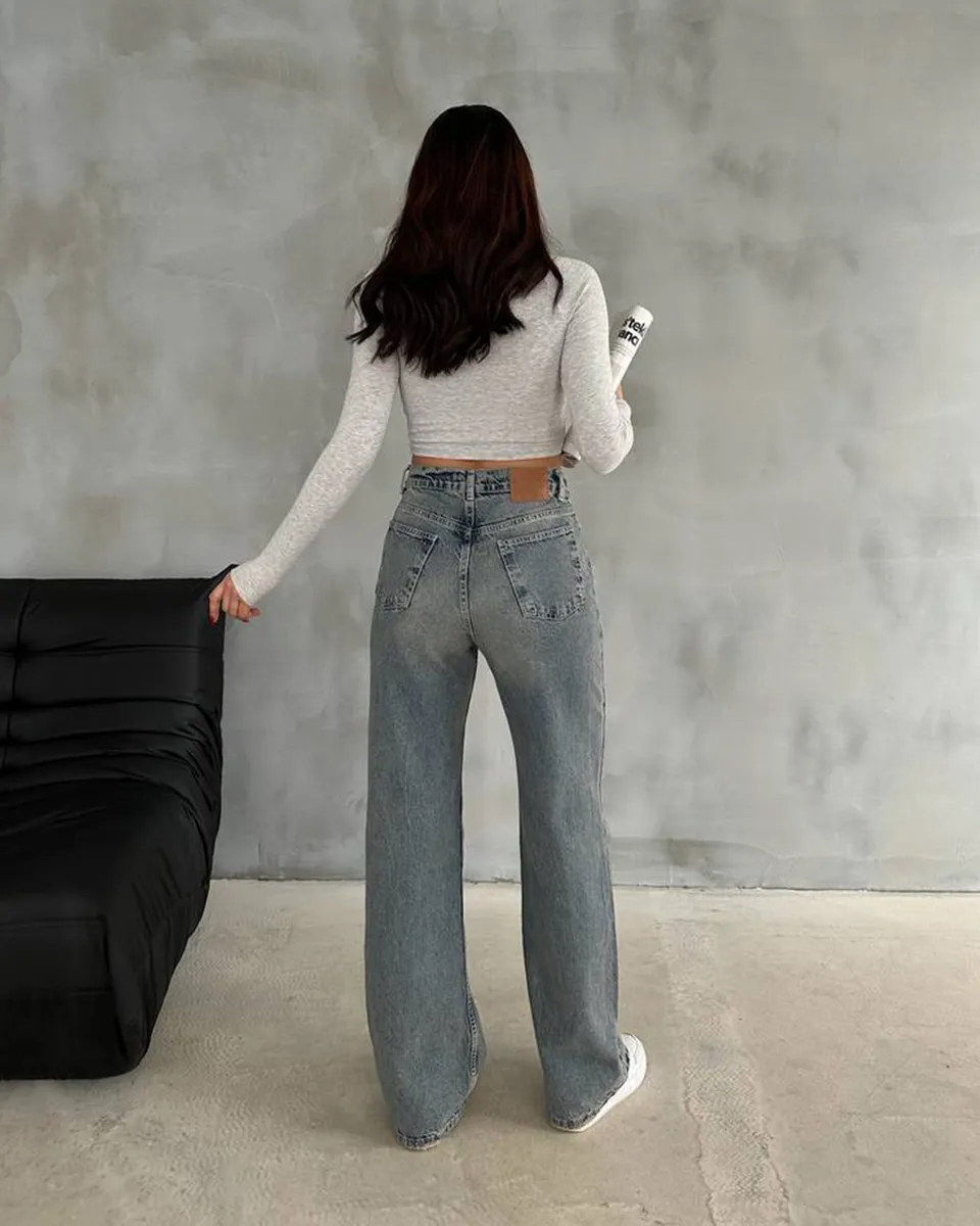 Farmerice široka nogavica Russel - Slika 3