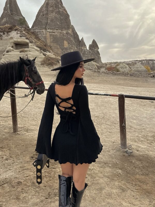 Mini haljina Dane - crna