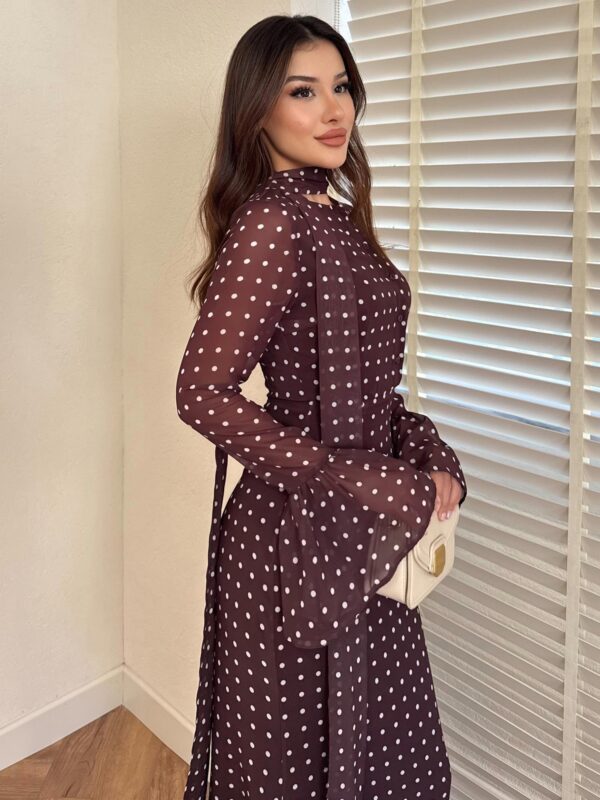 Maxi haljina Hivera - smeđa