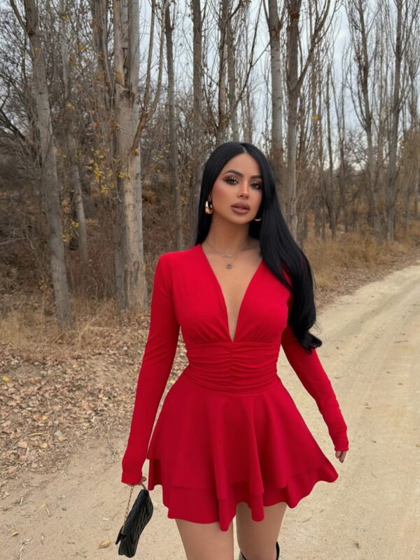 Mini haljina Rosita - crvena