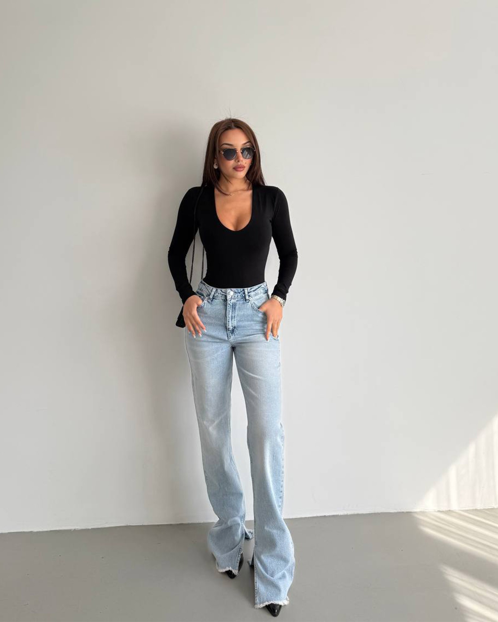 Farmerice slim flare Cole - svijetli teksas 2 Farmerice slim flare Cole - svijetli teksas - Slika 2