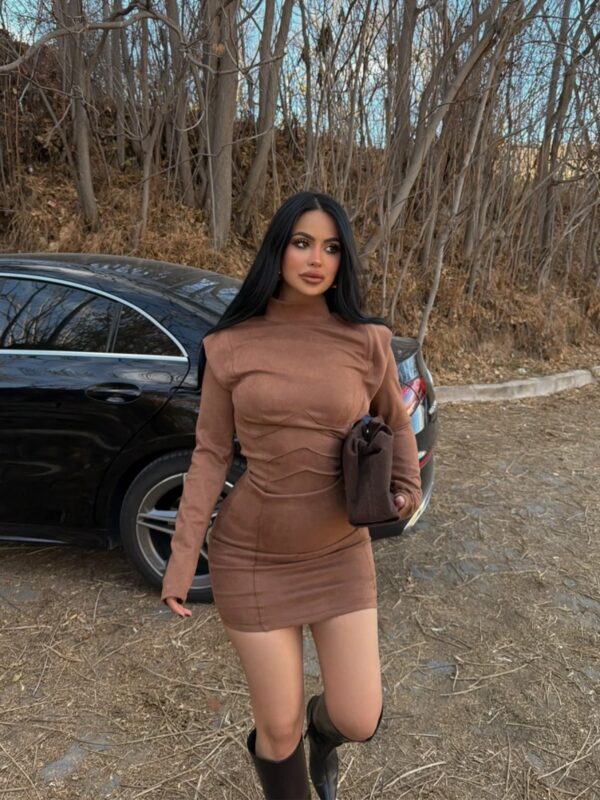 Mini haljina Marletta - camel