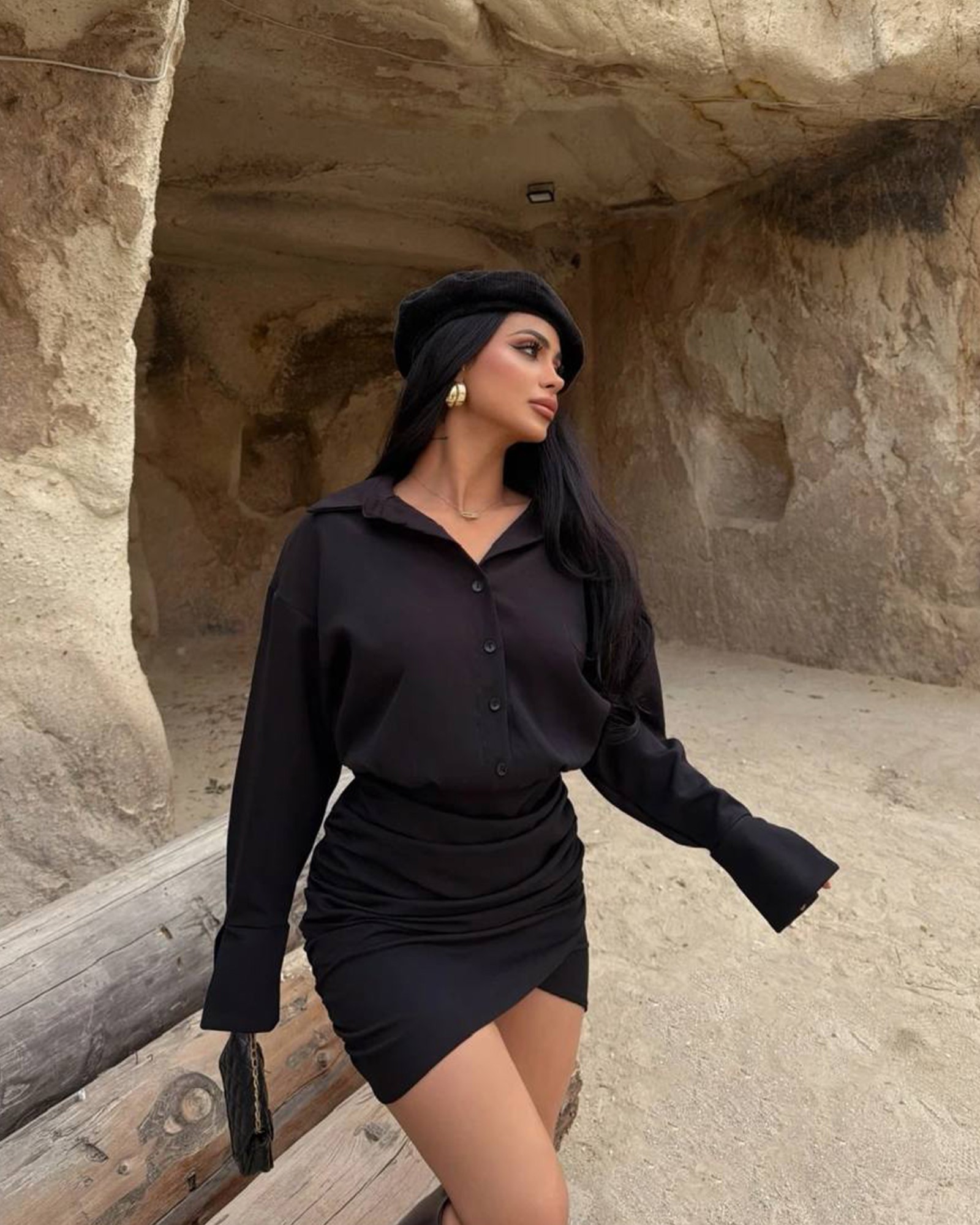 Mini haljina Feranza - crna 1 Mini haljina Feranza - crna