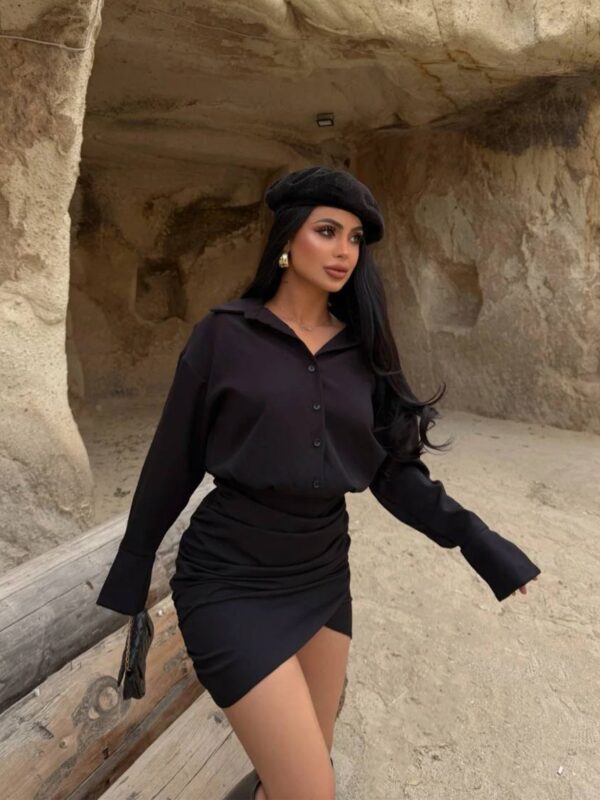 Mini haljina Feranza - crna 4 Lunatik