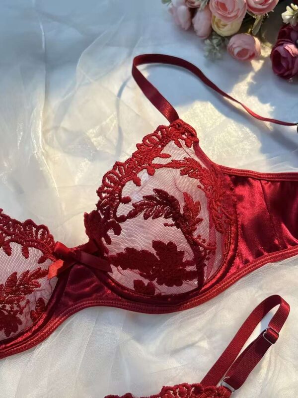 Dvodjelni lingerie set Mea - bordo 9 Lunatik