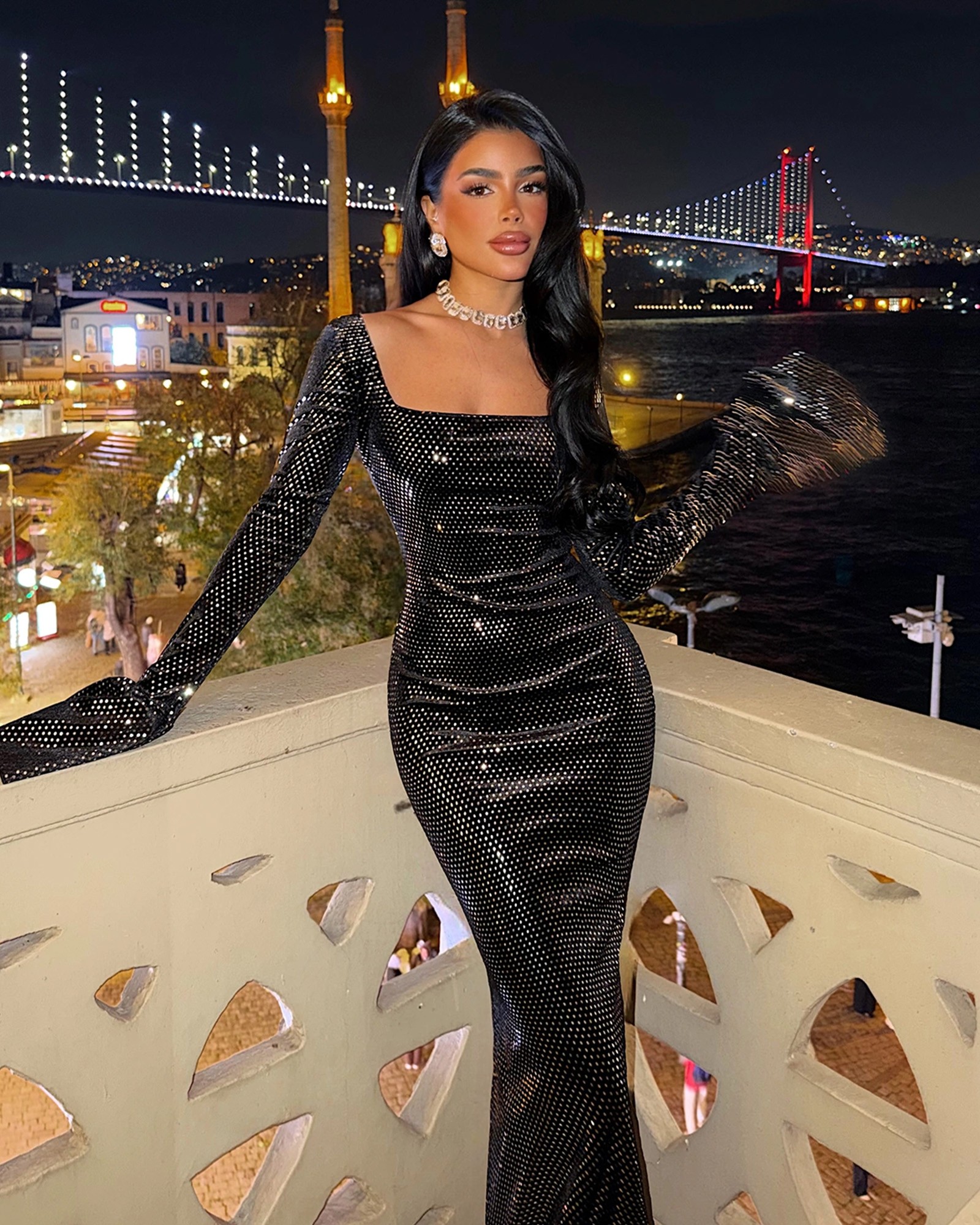 Maxi haljina Tanith - crna 1 haljina