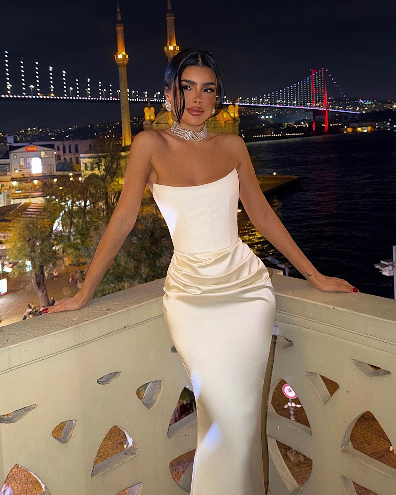 Maxi haljina Genevieve - cream 3 Maxi haljina Genevieve - cream - Slika 3