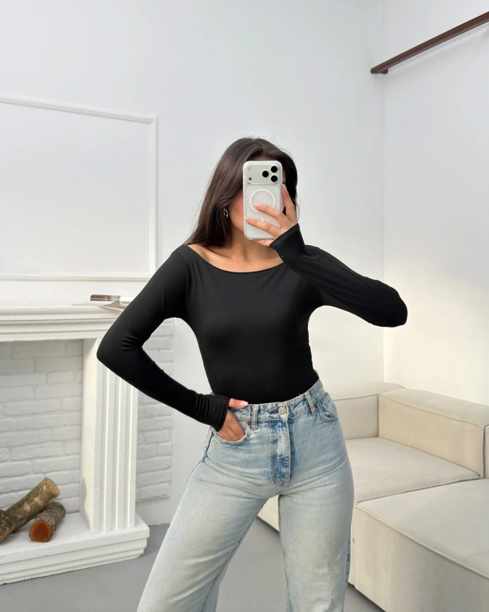 Body Riona - crni 2 Body Riona - crni - Slika 2