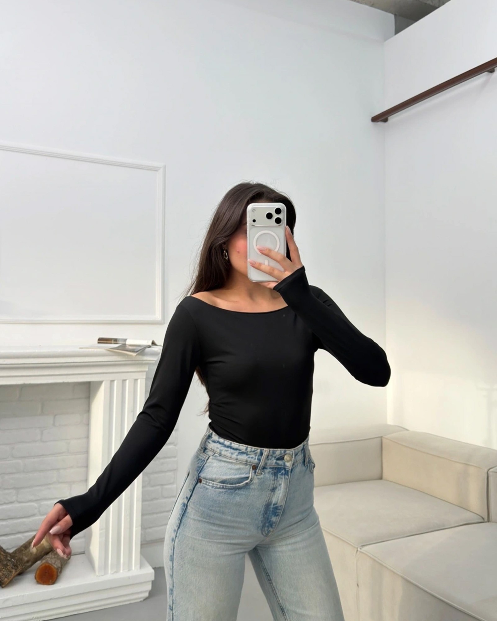 Body Riona - crni 3 Body Riona - crni - Slika 3