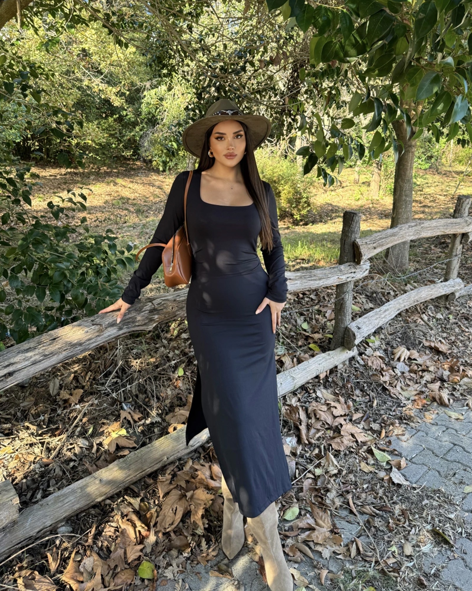 Midi haljina Zelinda - crna 1 haljina