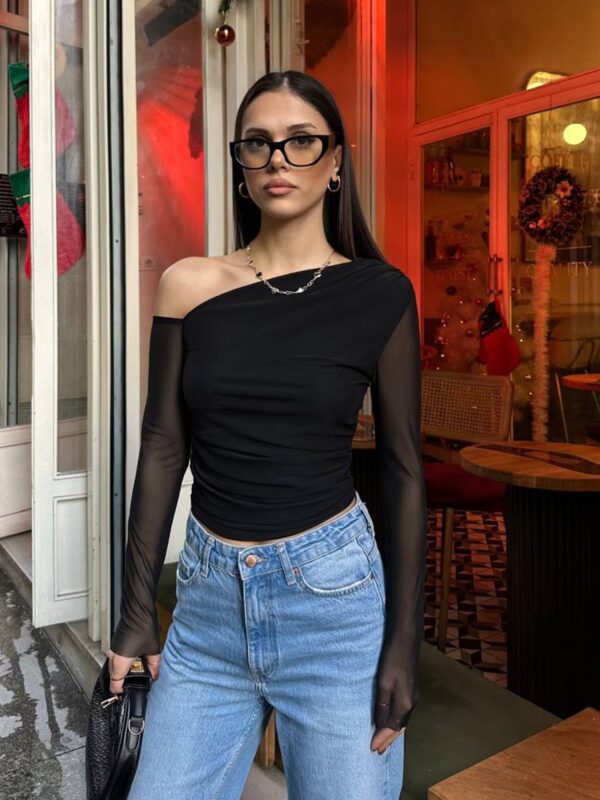 Majica Lorina - crna 6 Lunatik