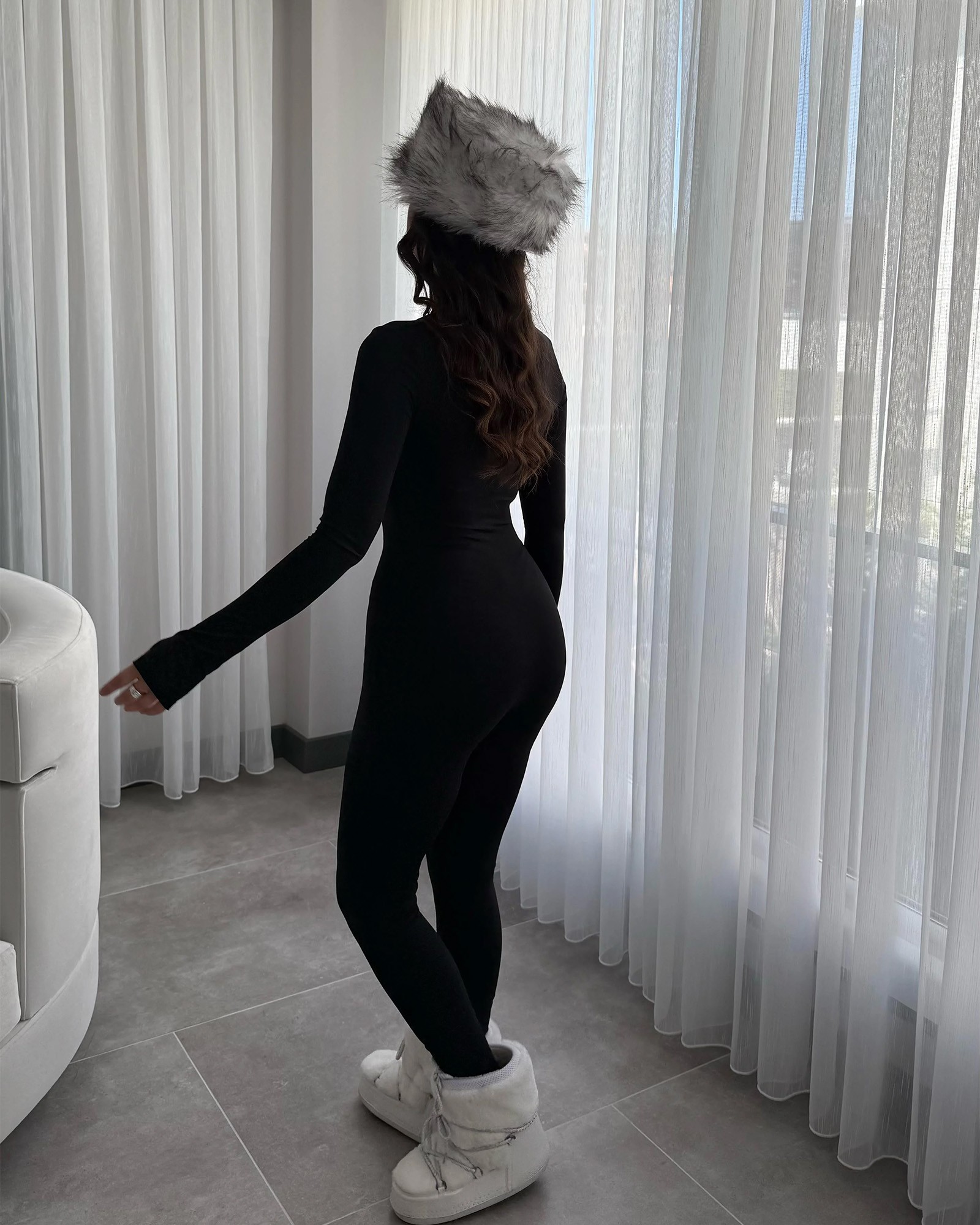 Kombinezon Liam - crni 8 Kombinezon Liam - crni - Slika 8