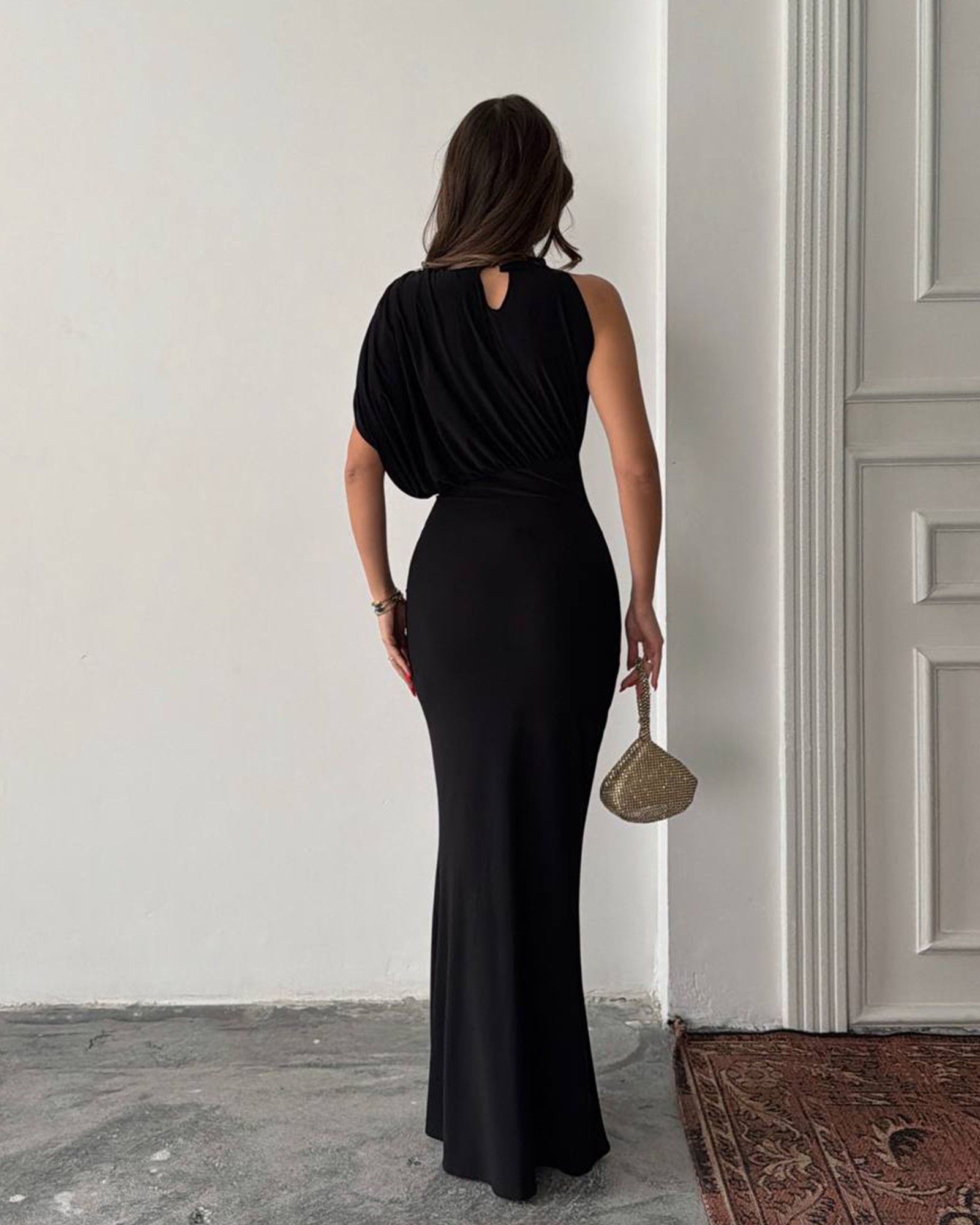 Maxi haljina Charlotte - crna 2 Maxi haljina Charlotte - crna - Slika 2