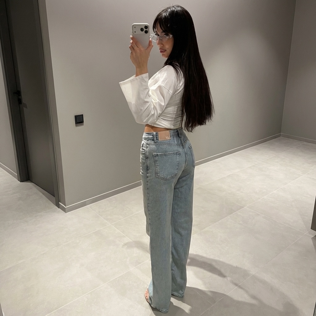 Farmerice ravna nogavica Palais - svijetli teksas 3 Farmerice ravna nogavica Palais - svijetli teksas - Slika 3