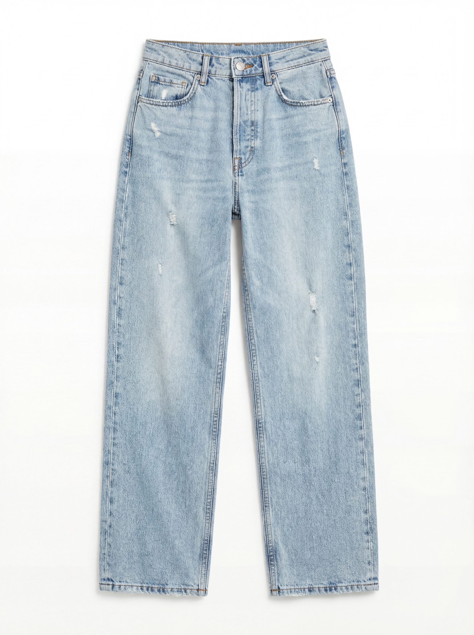 Farmerice ravna nogavica Palais - svijetli teksas 4 Farmerice ravna nogavica Palais - svijetli teksas - Slika 4