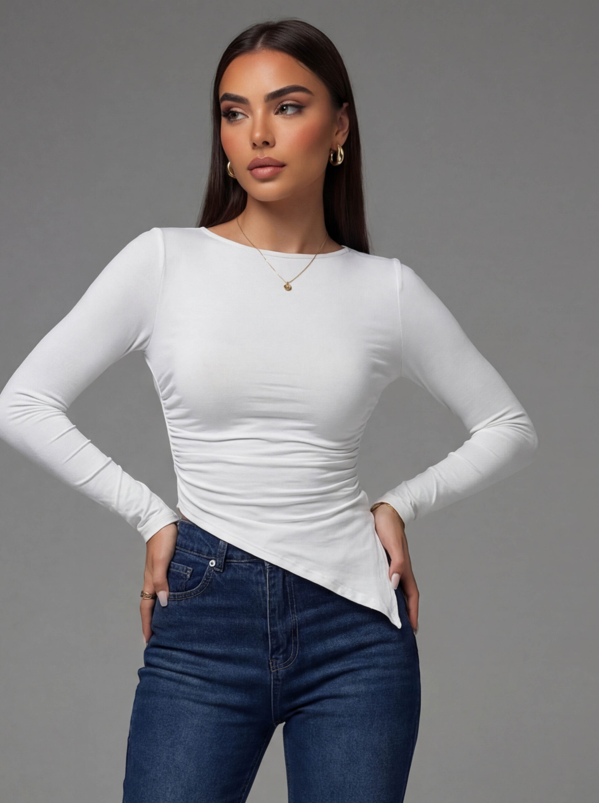 Majica Salvio - bijela 1 Majica Salvio - bijela