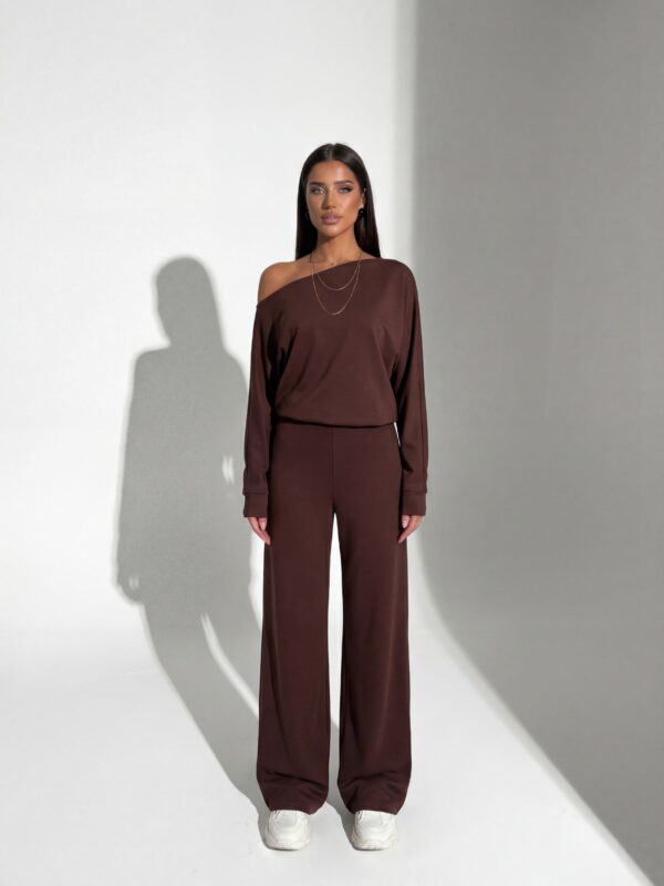 Dvodjelni set Vector - smeđi