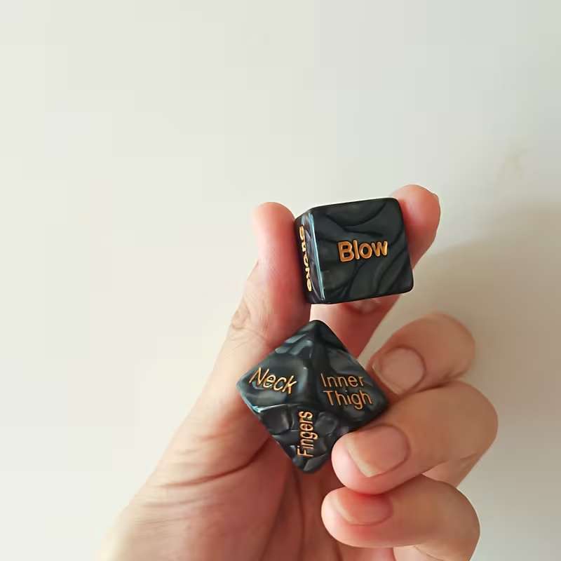 Set kockica za parove Love Dice - siva 1 set